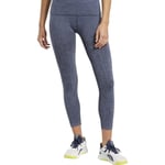 Reebok United By Fitness MYOKNIT Seamless Womens Training Tights Navy 7/8 Gym