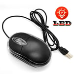 Mini For Laptops LED Gaming Mouse Game Mice USB Optical Mouse Wired Mouse