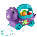 Fisher-Price Jouet D’Éveil Tricératops Lance-Balles Avec Effets Sonores Et Lumineux, 3 Niveaux D’Apprentissage Éveil Progressif, Jouet Enfant, Dès 12 Mois, Version: Allemande, HNR54