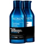 Redken Damaged hair Extreme Presentset Extreme Shampoo 500ml + Extreme Conditioner 500ml