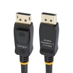 2 m (6,6 fot) VESA-certifierad DisplayPort-kabel - 10-pack - DisplayPort 1.2-kabel med spärrar, 4K 60Hz UHD - Låsande DP-kontakter