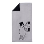 Moomin Arabia - Muumi Kylpypyyhe Muumipappa 70x140 cm Harmaa