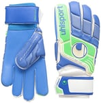 uhlsport Gants de Gardien de But Junior Bleu 10 Multicolore - Pazifik/Fluo Grün