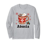 Abuela Christmas Retro Groovy Grandma Latina Mexican Cute Long Sleeve T-Shirt