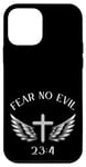 iPhone 12 mini Fear No Evil Psalm 23:4 Bible Verse I Will Fear No Evil God Case