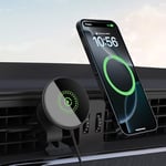 20W Wireless Car Charger, Compatible With Magsafe Car Mount, Magnetic/Magnet Fast Charging Car Phone Holder Compatible With iPhone iPhone 16/16 Pro/15/14/13/12/12