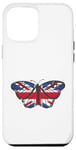 iPhone 12 Pro Max UK Flag Butterfly Case