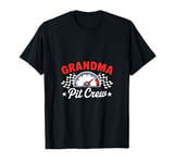 Race Car Birthday Party Racing Family Grandma Pit Crew T-Shirt