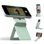 MOFT Tripod for iPhone 16/15/14/13/12 Series, Snap Invisible Phone Tripod Stand with 3 Modes for Self-vlogging, Browsing, Macro Photography, Video Call, Portable Lightweight Phone Stand, Peppemint