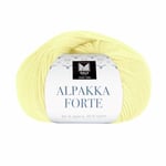 Dale Garn Alpakka Forte Lys-Gul 747  50g