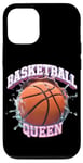 Coque pour iPhone 12/12 Pro Basketball Queen Joueur de basket-ball