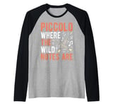 Piccolo Where the Wild Notes Are Piccolo Raglan Baseball Tee