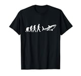 Shark Evolution from Monkey to Shark Fin T-Shirt