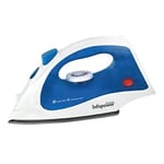 Steam Iron 1400W Electric Iron Non-Stick Teflon Coated Soleplate Dry/Steam Iron