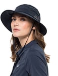 Jack Wolfskin Supplex Wingtip Hat W Chapeau de Soleil, Bleu Nuit, M Femme