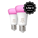 Philips Hue - Hvit/farget Ambiance A60 E27 (2stk)