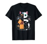 Schrodinger's Cat Alive or Dead Abstract Schrodingers Cat T-Shirt