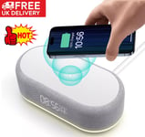 NEW Alarm Clock Wireless Charger Charging Station With Night Light Thermometers