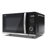 SHARP Microwave Oven With Semi Digital Controls 800W 20L Flatbed YC-QS204AU-B