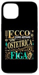 Coque pour iPhone 13 Un' Ostetrica Figa Regalo Ringraziamento Ostetrica Originale