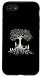 Coque pour iPhone SE (2020) / 7 / 8 Arbre généalogique Shinrin Yoku