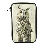 Konix Mythics Housse De Rangement Hibou Console Nintendo New 2DS XL/3DS/3DS XL/New 3DS/New 3DS XL - Housse De Protection Rigide - Filet De Rangement Pour Jeu DS - Sacoche Etui Anti Choc