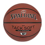 Spalding Tack Soft TF Ballon de Basket intérieur/extérieur 72,4 cm Ball Unisexe, Orange, Intermediate Size 6, 28.5"