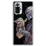 ERT GROUP Coque de téléphone portable pour Xiaomi REDMI NOTE 10 PRO Original et sous licence officielle Star Wars motif Baby Yoda 019 parfaitement adapté à la forme du téléphone portable, coque en TPU