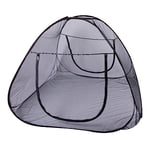 Windhager Pop-UP Grande moustiquaire pour lit Double, Filet de Camping, Anti-Insectes, Filet de lit, 180 x 200 cm, Anthracite