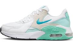 NIKE Femme WMNS AIR Max EXCEE Sneaker, White/Teal Nebula-Jade Ice-Black, 44 EU