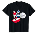 Youth Subbuteo Red Vs Blue On The Ball Football Game Kids T-Shirt