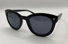 New Foster Grant Black & Gold Polarised Womens Designer Sunglasses - UV400