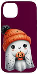 Coque pour iPhone 14 Plus Ghost Halloween Spooky Boo Automne Halloween Fantôme mignon