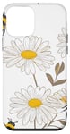 iPhone 12 mini White Daisy Flower Bumble Bee Bee Lover Honey Bees Case