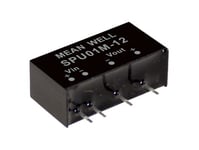 Mean Well Spu01m-05, 10.8 - 13.2 V, 1 W, 5 V, 0,2 A, 2912 Styck