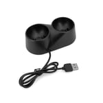 Station De Charge Double Pour Ps3/ Ps4, Contrôleur De Mouvement Vr, Playstation Move, Noir, B1u1