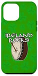 Coque pour iPhone 12 Pro Max St Patrick Day Bodhran Drummer Drums Percussion Musicien