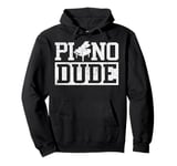 Pianist Keyboard Music Musician Piano Lover Novelty Pullover Hoodie