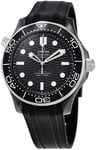 Omega 210.92.44.20.01.001 Seamaster Diver 300M Sort/Gummi Ø43.5 mm