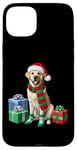 iPhone 15 Plus Yellow Lab Labrador Christmas Dog Santa Hat Pajama Puppy Pup Case