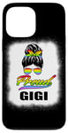 Coque pour iPhone 13 Pro Max Fier Gigi Grandma Messy Bun LGBT Arc-en-ciel LGBTQ Pride