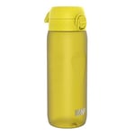 Ion8 Sport Water Bottle (750ml) Tour Leak-proof & BPA-Free Drinking Bottle, Triple Lock & One-Touch Flip Lid, Dishwasher Safe, Ideal for Cycling, Gym & Outdoor Adventures, Recyclon Yellow