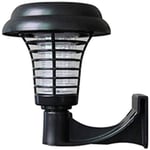 YANG 2pcs Lampe Solaire de lumière Pest Bug Zapper Insectes Tueur de Moustique Lampe de Jardin Pelouse Mural/Sol Plug-in Deux Options,Ground Plug Small