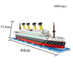 Titanic 3D Plastic Model Ship Building Blocks for Adults Micro Mini Bricks Toys