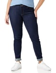 Lee Women's Scarlett Jeans, Solid Blue, 30W / 33L