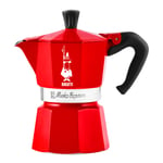 Bialetti - Moka Express CC 2024 mokabryggare 3 koppar röd