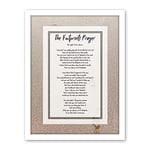 Artery8 Christian Jesus Footprints In The Sand Poem Inspirational Artwork Framed Wall Art Print 18X24 Inch