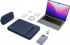 Etui Tomtoc Tomtoc Sleeve Kit - 13" Macbook Pro / Air, Navy Blue