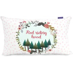 Housse de coussin Happyfriday Mr Fox Red Riding Hood Multicouleur 50 x 30 cm