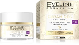 Eveline Ceramides Retinol Face Oval Modeling Cream 70+ Lifting 50ml